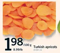 Fortinos TURKISH APRICOTS offer