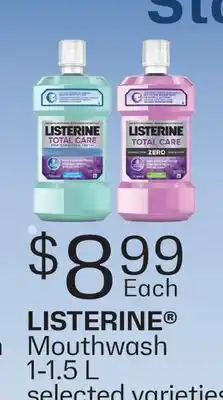 Fortinos LISTERINE Mouthwash offer