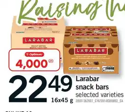 Fortinos LARABAR SNACK BARS offer