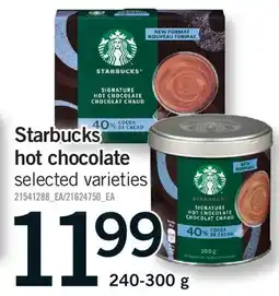 Fortinos Starbucks hot chocolate offer