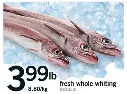 Fortinos FRESH WHOLE WHITING offer