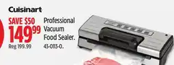 Canadian Tire Cuisinart Professional Vacuum Food Sealer offer