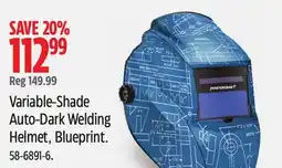 Canadian Tire Variable-Shade Auto-Dark Welding Helmet offer