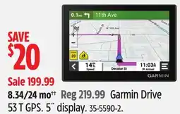 Canadian Tire Garmin Drive 53 T GPS offer
