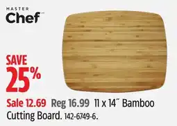 Canadian Tire 11 x 14˝ Bamboo Cutting Board offer