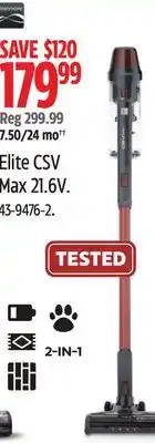 Canadian Tire Kenmore Elite CSV Max 21.6V offer
