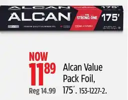 Canadian Tire Value Pack Foil, 175´ offer