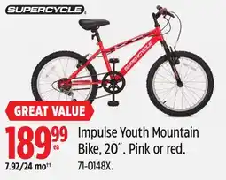 Canadian Tire Impulse Youth Mountain Bike, 20˝ offer