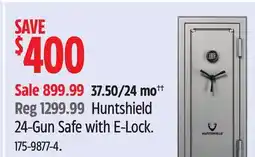 Canadian Tire Huntshield 24-Gun Safe with E-Lock offer