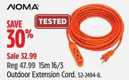 Canadian Tire Outdoor Extension Cord offer