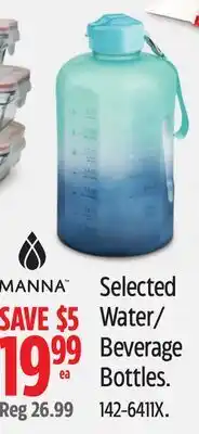 Canadian Tire Selected Water/ Beverage Bottles offer