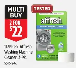Canadian Tire Affresh Washing Machine Cleaner offer