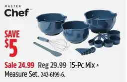 Canadian Tire Master Chef 15-Pc Mix + Measure Set offer