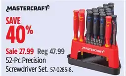 Canadian Tire MASTERCRAFT 52-Pc Precision Screwdriver Set offer