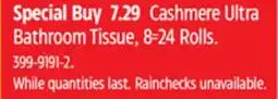 Canadian Tire Cashmere Ultra Bathroom Tissue offer
