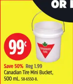 Canadian Tire Canadian Tire Mini Bucket offer