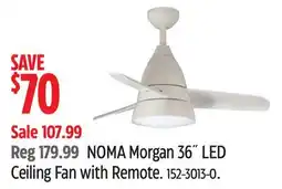 Canadian Tire NOMA Morgan 36˝ LED Ceiling Fan with Remote offer