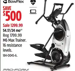 Canadian Tire BowFlex M6 Max Trainer offer