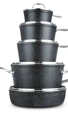 Canadian Tire Heritage 10-Pc Forged Non-Stick Cookset. Scratch and wear-resistant surface offer