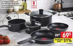 Sushi Shop Cookware Set with Thermo-Spot Heat Indicator 8 Pcs offer