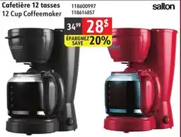 Sushi Shop Salton 12 Cup Coffeemaker offer
