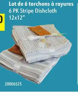 Sushi Shop 6 PK Stripe Dishcloth offer