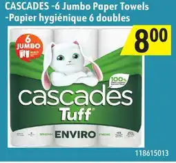 Sushi Shop CASCADES -6 Jumbo Paper Towels offer