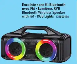 Sushi Shop Bluetooth Wireless Speaker with FM - RGB Lights offer