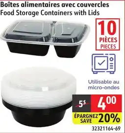 Sushi Shop Food Storage Containers with Lids offer