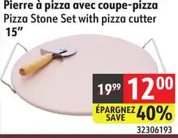 Sushi Shop Pizza Stone Set with pizza cutter 15 offer