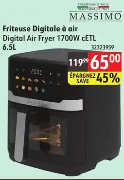 Sushi Shop Digital Air Fryer 1700W cETL offer