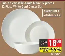 Sushi Shop 12 Piece White Opal Dinner Set offer