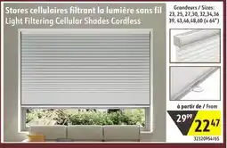 Sushi Shop Light Filtering Cellular Shades Cordless offer