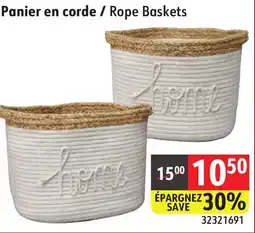 Sushi Shop Rope Baskets offer