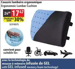 Sushi Shop Ergonomoic Lumbar Cushion offer