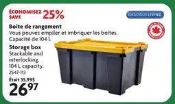 Home Hardware Storage box offer