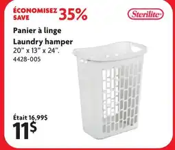 Home Hardware Panier à linge Laundry hamper offer