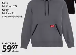 Home Hardware Grey Men's FREEFLEX pullover hoodies offer