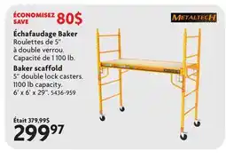 Home Hardware Baker scaffold offer