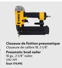 Home Hardware Pneumatic brad nailer offer