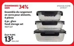 Home Hardware 6 pc. glass food storage set offer