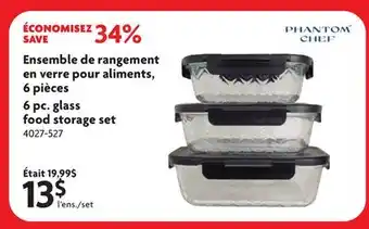 Home Hardware 6 pc. glass food storage set offer