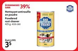 Home Hardware Powdered rust cleaner offer