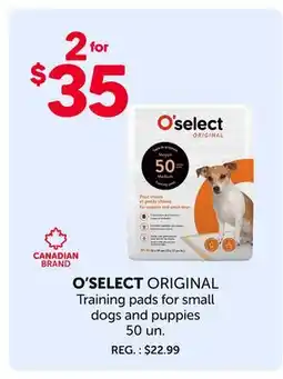 Mondou O'SELECT ORIGINAL Training pads for small dogs and puppies offer