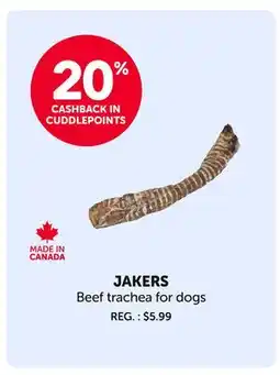 Mondou JAKERS Beef trachea for dogs offer