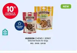 Mondou HUDSON CHEWS/JERKY Selected treats for dogs offer