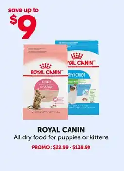 Mondou ROYAL CANIN All dry food for puppies or kittens offer