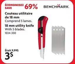 Home Hardware 18 mm utility knife offer
