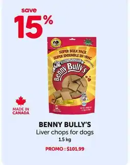 Mondou BENNY BULLY'S Liver chops for dogs offer