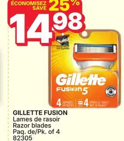 Rossy GILLETTE FUSION Razor blades offer